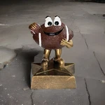 Marco Little Buddy Fantasy Football Trophy. Fixed Price $12.50.