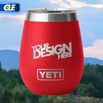 Custom Laser Engraved 10OZ Yeti Rambler Wine Tumbler - Colors Personalized. Fixed Price $59.99.