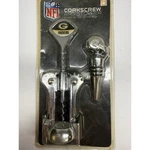 Nfl Green Bay Packers Wine Corkscrew And Stopper Set Siskiyou Sports Metal New. Fixed Price $15.00.