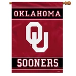 Oklahoma Sooners Ncaa Bsi Double Sided 28" X 40" Banner Flag. Fixed Price $30.00.