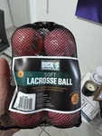 Dick's Sporting Goods Soft Sponge Rubber Lacrosse Practice Balls Red 6-PACK. Fixed Price $10.42.