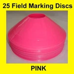 25 Pink Field Marker Discs Soccer Basketball Football. Fixed Price $14.95.