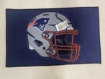 Nfl New England Patriots Area Rug Mat 18 X29 Black Football Fan Home Decor. Fixed Price $20.00.