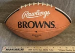 Rawlings Cleveland Browns Football 00300 Taiwan Vintage Old Nfl Dog Pound. Fixed Price $27.99.