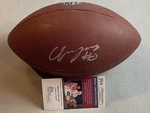 Patriots- Christian Gonzalez Autograph Wilson Nfl Football Jsa CB64932. Fixed Price $129.99.