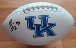 Devin Leary #13 Qb Signed Autographed Rawlings Ncaa Kentucky Uk Logo Football. Fixed Price $124.99.