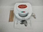 Smart Planet CDM-1 Carnival Corn Dog Maker Appliance W Sticks Manual Recipe Book. Fixed Price $24.99.