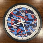 Tennessee Titans Imperial Nfl X Fit 12 Modern Clock Works Great, Shape. Fixed Price $19.99.