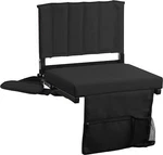 Stadium Seat Chairs With Back Support, Built-in Cup Holder And Shoulder Strap. Fixed Price $29.99.