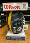 Wilson Nfl Team Logo Junior Football Weather Pittsburgh Steelers Nib. Fixed Price $15.00.