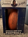 Franklin-herschel Walker Autograph Football-model 5225 W/ Tee. Fixed Price $25.00.