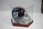 Frank Gifford Autographed Full Size Steiner Football Helmet Glass Case Coa. Fixed Price $500.00.