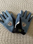 Reebok Nfl Breeze Griptonite Adult Receiver Football Gloves Blue 3XL. Fixed Price $22.00.