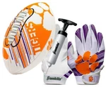 Clemson Tigers Kids Ncaa Air Tech Mini Football & Gloves Set, Ages 4-9. Fixed Price $69.95.