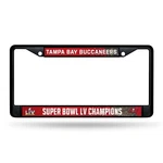 Tampa Bay Buccaneers Super Bowl Lv Champions Black Metal License Plate Frame. Fixed Price $9.99.