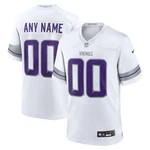 Men's Minnesota Vikings Nike White Alternate Custom Game Jersey Size 2XL. Fixed Price $55.99.