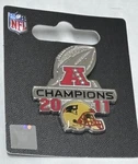 New England Patriots Pin Nfl Football 2011 Champions Lapel. Fixed Price $7.99.