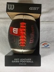 Wilson Gst Official Size Leather Game Prepped Mudded Football WTF1003 Red. Fixed Price $150.00.