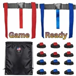 Youth Football Combo Set 14 Player, 42 Flags Quick Release Belts. Fixed Price $68.88.