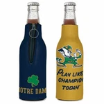 Notre Dame Play Like Champion Today 12 Oz Sided Design Insulated Bottle Holder. Fixed Price $13.50.