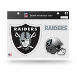 Las Vegas Raiders Magnet Die Cut Team Set Sheet. Fixed Price $14.99.