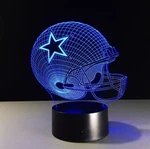 Dallas Cowboys Nfl Touch Lamp 7 Colors Led Night Light Football Team Home Decor. Fixed Price $18.99.