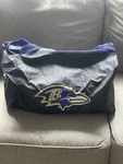 Baltimore Ravens Black Duffle Bag Nfl. Fixed Price $25.00.