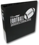 Ultra Pro: 3-RING Binder Albums Football (black). Fixed Price $17.88.