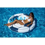 Swimline Inflatable Soccer Ball Island Ride On Pool Float Blue White 60" - 5FT. Fixed Price $31.96.