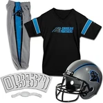 Franklin Sports Nfl Carolina Panthers Kids Football Uniform Costume Set W/helmet. Fixed Price $22.00.