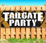 Tailgate Party Advertising Vinyl Banner Flag Sign Many Sizes Nfl Saints SB10369. Fixed Price $25.62.