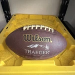 Traeger / Wilson Junior Football Composite Leather Brown WTF1192 Size 6. Fixed Price $89.95.