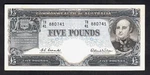 R-50F. (1960) Pounds Coombs/wilson.. 1ST Prefix TB/41.. Reserve Bank.. Avf. Fixed Price $275.46.
