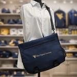 West Virginia University Messenger Bag Laptop Crossbody Handheld Canvas Wvu Logo. Fixed Price $65.00.