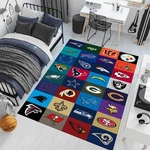American Football Team Logo Rug Nfl Inspired Fan Gift Area. Fixed Price $107.72.