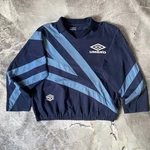Vintage 90S Umbro Pro Training Drill Top Sweatshirt Men Navy Football Boxy. Fixed Price $120.00.