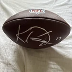 Kj Osborn Signed The Duke Wilson Football Autograph Patriots - Psa Certed. Fixed Price $99.65.