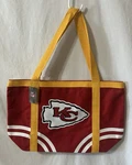 Kansas City Chiefs Tote Canvas Inside Zipper Pocket 13 X 20 Nfl Tailgate Bag. Fixed Price $22.99.