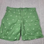 Fabletics Shorts Mens 35 Green Golf Print 8 Inch Inseam Stretch Pockets Chino. Fixed Price $22.09.