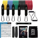 11PCS Fitness Resistance Tube Workout Bands Set Strength Training Muscle Heavy. Fixed Price $16.99.