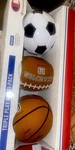 Champion Triple Play Multiple Pack Set, Mini Basketball, Soccer & Football. Fixed Price $31.00.