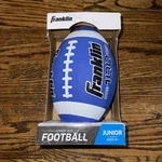 Franklin Sports Football Grip-rite 100 Kids Junior Size Blue & White. Fixed Price $8.00.