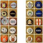 1 Only 24MM Golf Enamel Marker Football F.c.- Derby, Villa, Coventry, Qpr. Fixed Price $9.62.