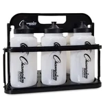 Champion Sports 1-QUART Plastic Water Bottles Set W/ Carrier, 6-PACK, Black. Fixed Price $52.93.