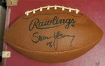 San Francisco 49ERS Steve Young Mvp Jr. Size Rawlings Football New. Fixed Price $40.00.