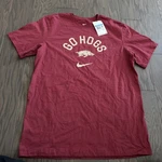 Nwt Men Arkansas Razorbacks Go Hogs Nike Tee $30 Medium Maroon Football New. Fixed Price $24.95.