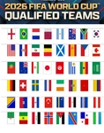New Football World Cup 2026 Flags Bunting 15 Metre 48 Xl Speedy Delivery. Fixed Price $167.85.