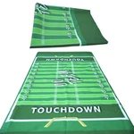 Football Party Decorations Disposable Tablecloth, Green Touchdown Field Design. Fixed Price $29.99.