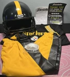 Pittsburgh Steelers Nfl Franklin Youth Uniform And Helmet Set Medium. Fixed Price $35.99.