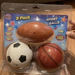 Sports Stars Mini Set Football Basketball Soccer New. Fixed Price $8.00.
